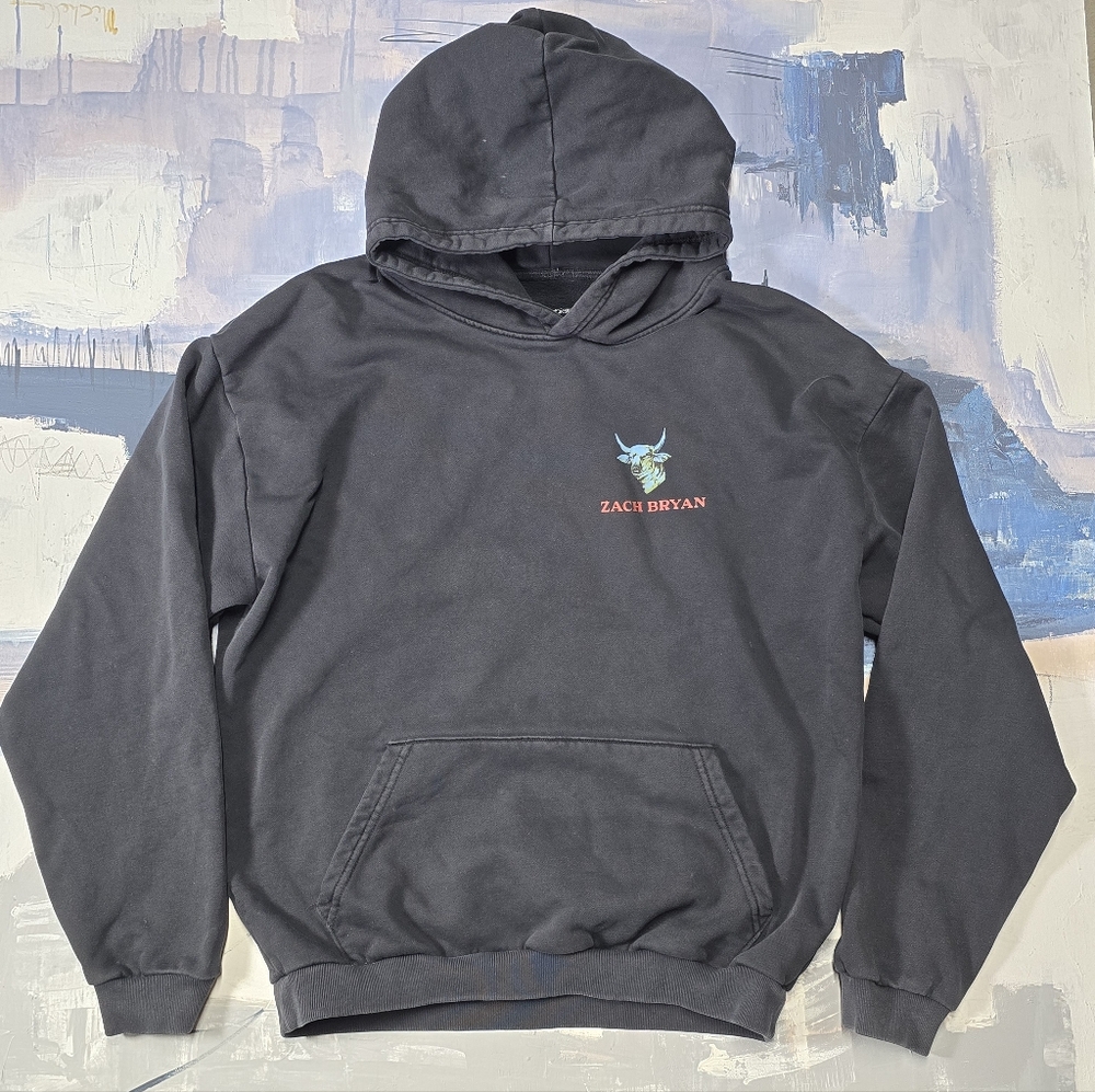 Zach Bryan Burn Burn Burn 2023 Tour UK Europe America Hoodie Sweatshirt SZ Med